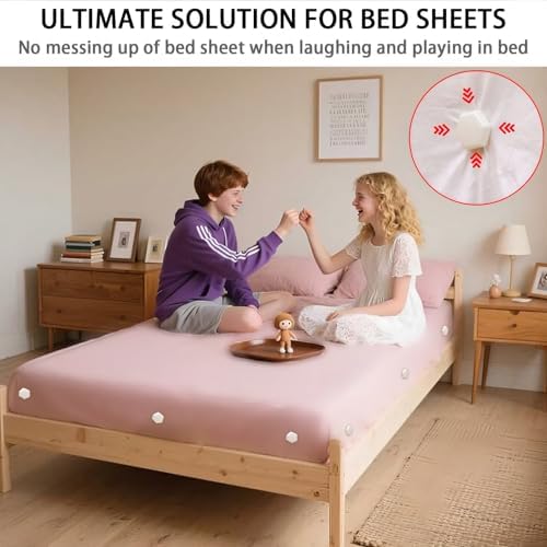 BADAO Bed Sheet Holder Clips 8PCS Secure Durable