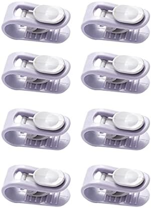 8-Piece Purple Quilt Clip with Anti-Slip Design