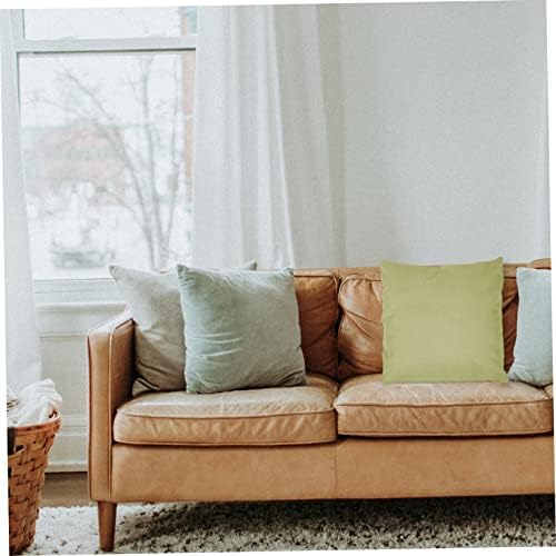 MAGICLULU 4pcs Linen Throw Pillow Covers for Sofa and Garden