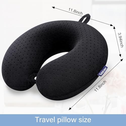 Gosider Velvet Memory Foam Travel Neck Pillow