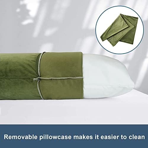 Beddream Full Body Pillow - Velvet Cover 20x54 Inch