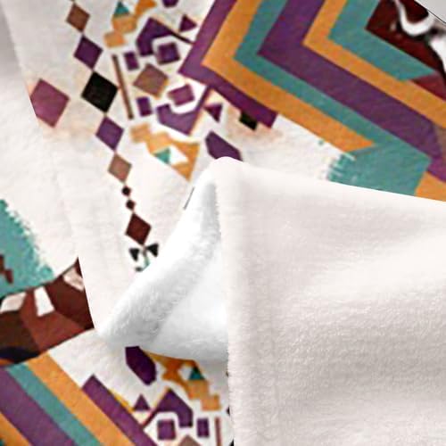 Feelyou Bull Skull Plush Throw Blanket 40x50 1