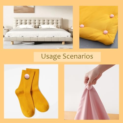 20pcs Duvet Clips for Comforter Non-Slip Gray Sheet Fastener Holder