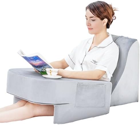 NHX Reading Pillow Set with Back Support and Laptop Desk