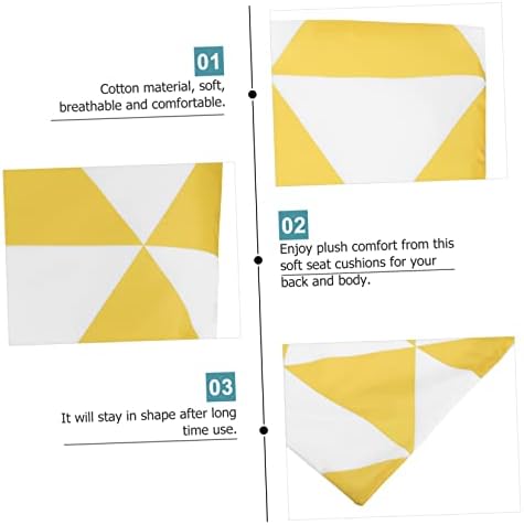 Amosfun 1pc Geometric Throw Pillow Cover Waterproof Indoor Outdoor Use