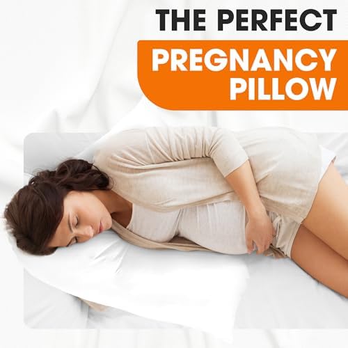 Cheer Collection V-Shaped Body Pillow for Side Sleepers and Pregnancy