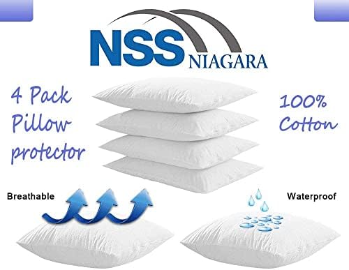 Niagara 4-Pack Waterproof Pillow Protectors