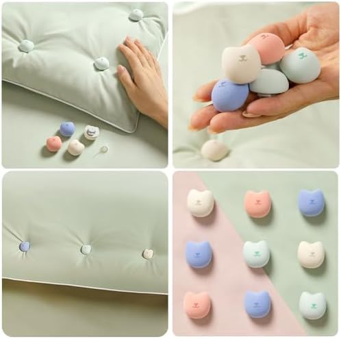 TANSHICT Duvet Clips Set 16Pcs Multi Colors