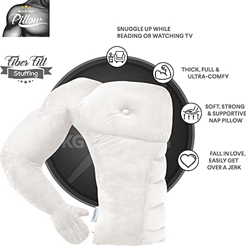 DeluxeComfort Muscle Man Body Pillow 1 Count
