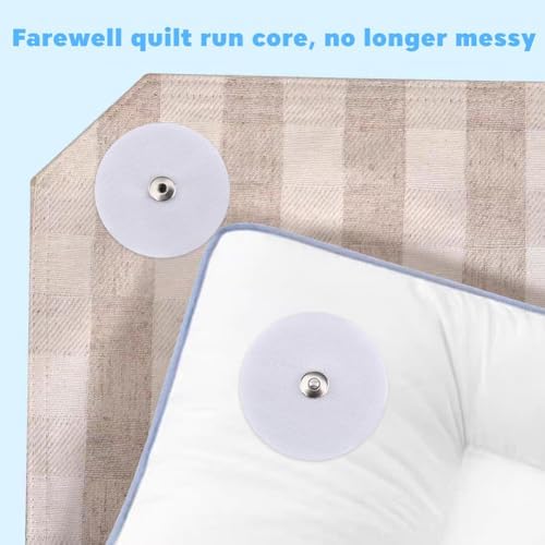 CALIDAKA 12 Pairs Duvet Snaps with Storage Strap