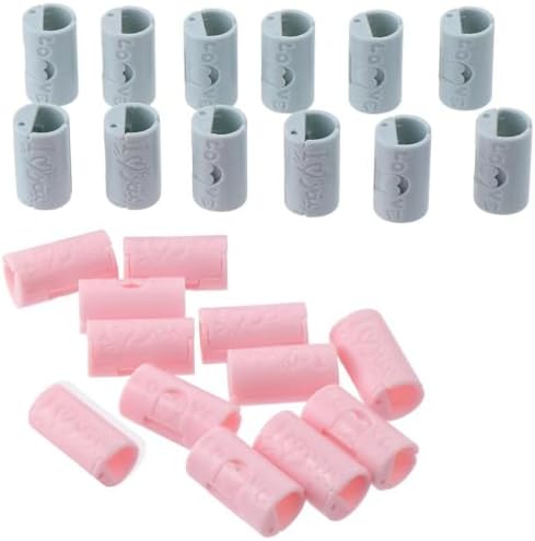 24 PCS Adjustable Sheet Fasteners Clips in Pink and Blue