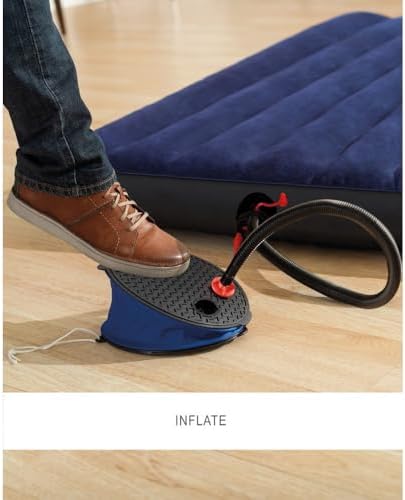 Intex Foot Operated Air Mattress Pump with 3 Nozzles