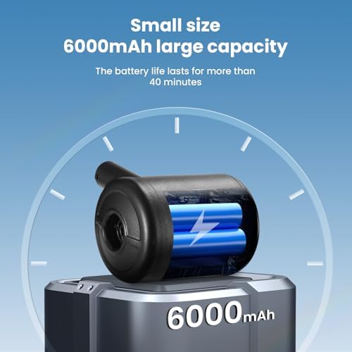 NIBBaNACAL Portable Air Pump with 6000mAh Battery