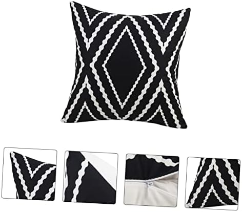 PRETYZOOK Geometric Throw Pillow Covers for Home Decor