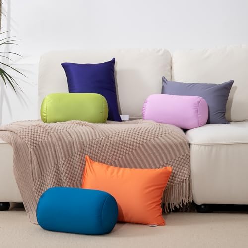 Focustree Maya Blue Microbead Body Pillow for Neck Support
