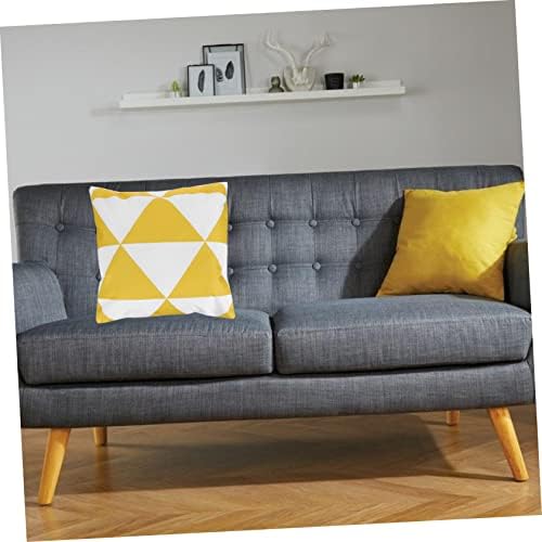 MAGICLULU Geometric Pillowcase for Car Decor Yellow