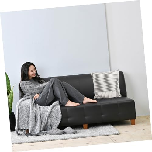 GARVALON 2Pcs Cotton Linen Square Throw Pillow Covers with Invisible Zipper