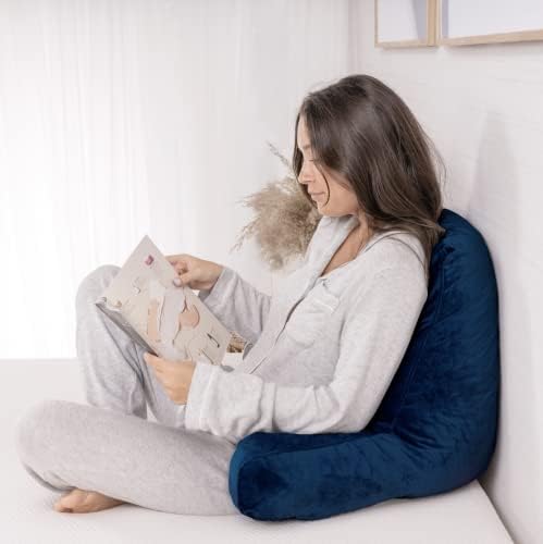 Milliard Reading Pillow with Shredded Memory Foam and Washable Cover