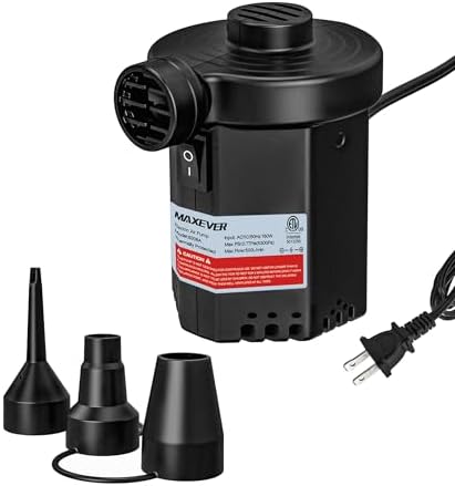 MAXEVER Electric Air Pump for Pool Inflatables - 110V120V