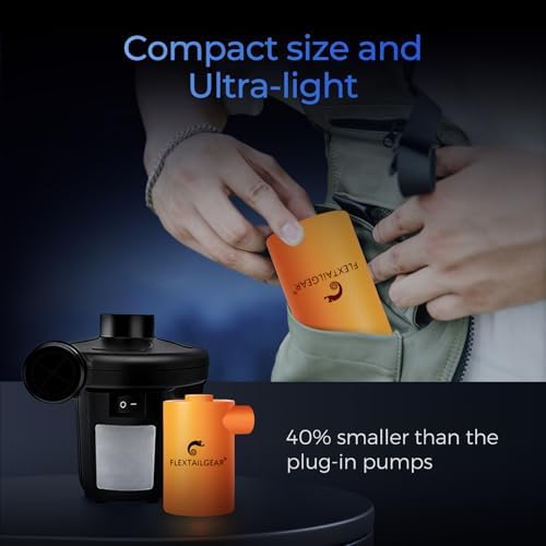 FLEXTAILGEAR MAX Pump 2020 Rechargeable Air Pump - Orange