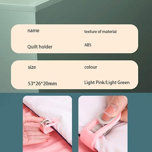 8-Piece Purple Quilt Clip with Anti-Slip Design
