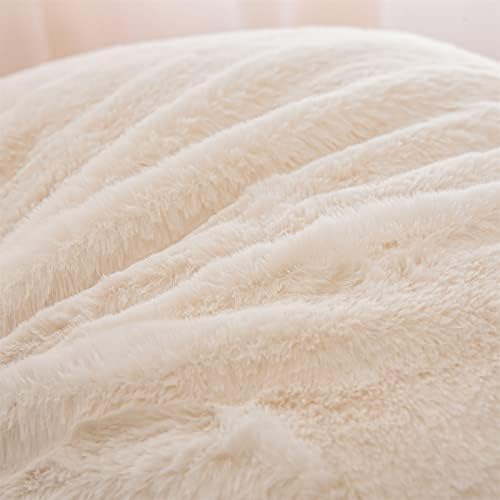 A Nice Night Faux Fur Reading Pillow with Arms
