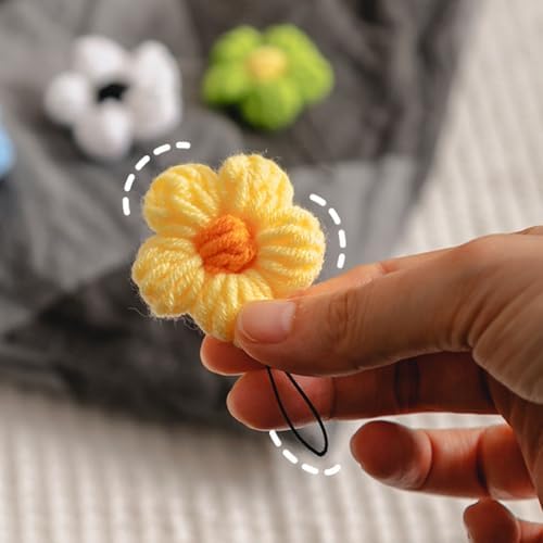 CozyCove 8-Piece Duvet Clips with Flower Design Yellow