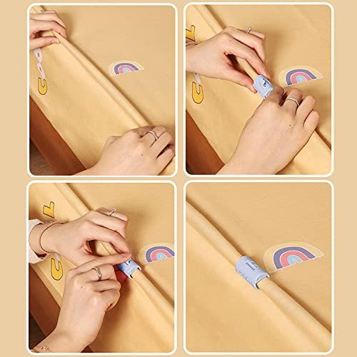 20 PCS Bed Sheet Grippers Duvet Cover Clips for Mattress