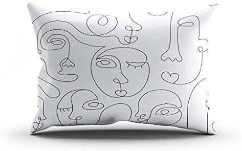 Suklly Throw Pillow Cover Rectangle 20x26 Inch Velvet Design