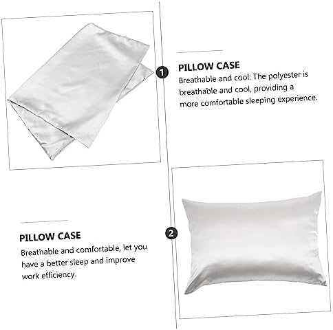 SEWOART 2PCS Polyester Pillowcases with Zipper Design