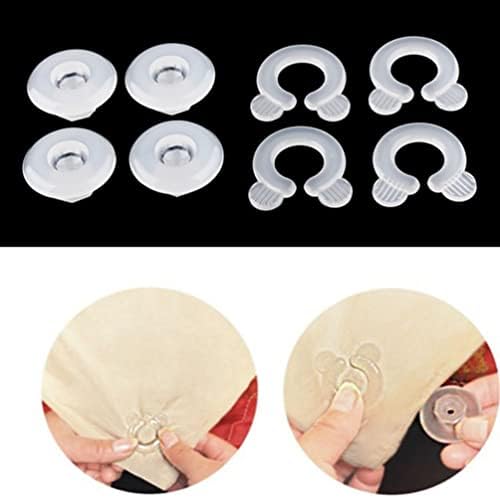 ULTNICE Adjustable Bed Sheet Clips 4Pcs Quilt Fixer Holder Strap