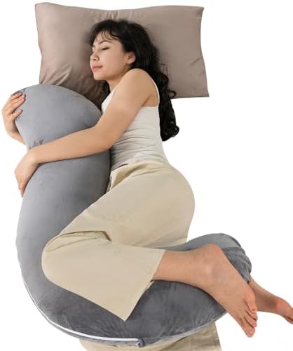 QUEEN ROSE S-Shaped Body Pillow for Side Sleepers