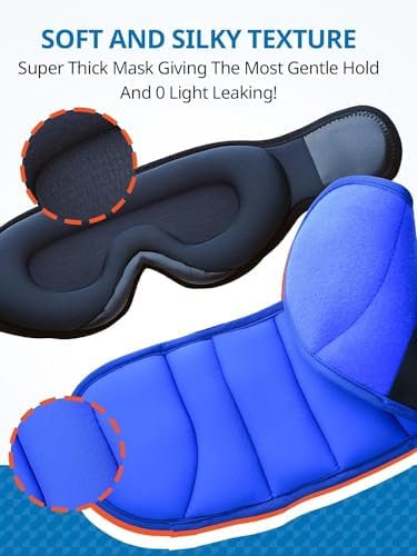 SARISUN Travel Pillow with Eye Mask - Black