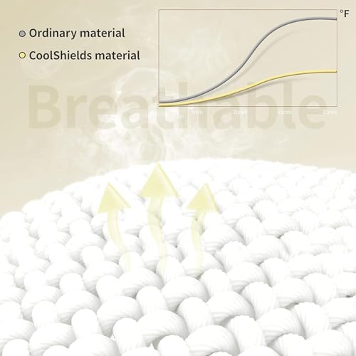 CoolShields Pillow Protector 2 Pack - Waterproof Zippered Hypoallergenic Breathable