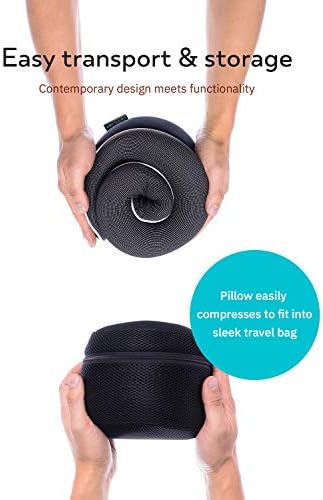 Proglobe Travel Neck Pillow with Eye Mask and Earplugs