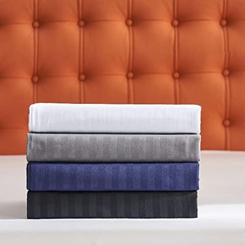 ELNIDO QUEEN Body Pillow with Dark Gray Stripe Cover
