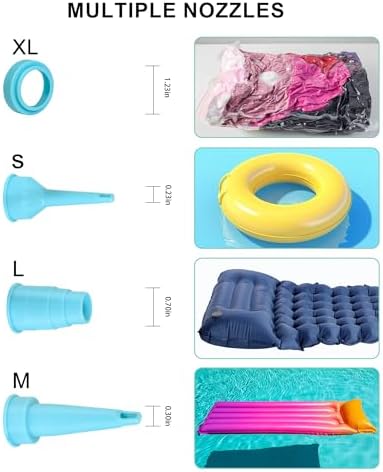 TechShare Air Mattress Pump for Inflatables and Outdoor Use