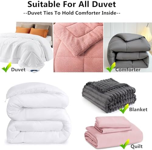 Consss Duvet Clips 16 Sets Safe Locking White