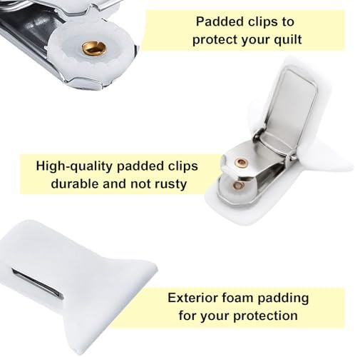 10 Pcs Duvet Clips for Comforter Securement