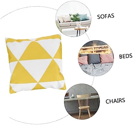 Cabilock 1pc Geometric Pillowcase Stylish Cushion Cover for Home Use
