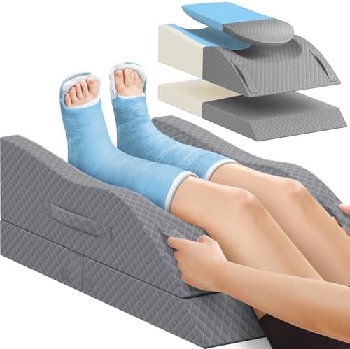 CushZone Leg Pillow with 3 Height Adjustment