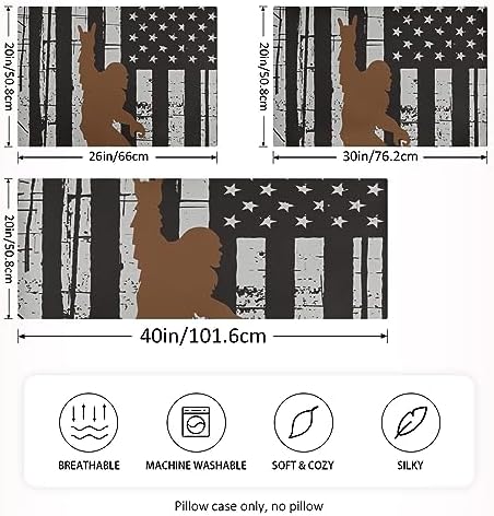 Cindly USA Flag Sasquatch Throw Pillow Covers