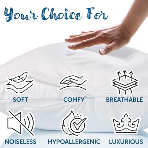 Guardmax Jersey Knitted Pillow Protector - 4 Pack 20x26 Size