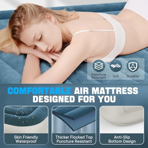 VOSSER Twin Air Mattress with Built-in Pump