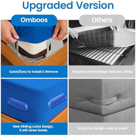 Omboos Bed Sheet Holders Set of 4 for All Sizes