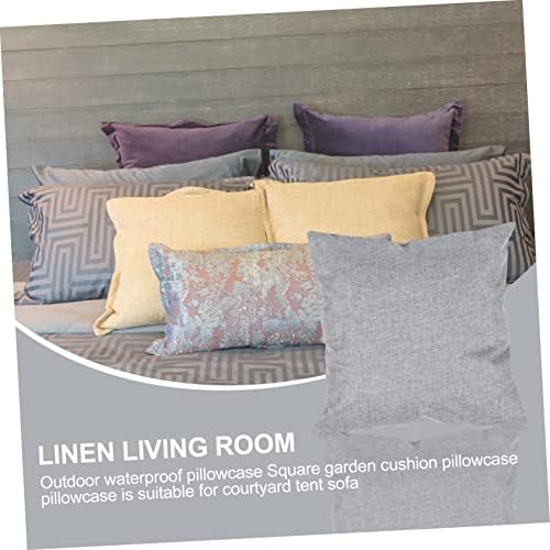 MAGICLULU 2pcs Pillow Cover Outdoor Sofa Protector Stain-Resistant