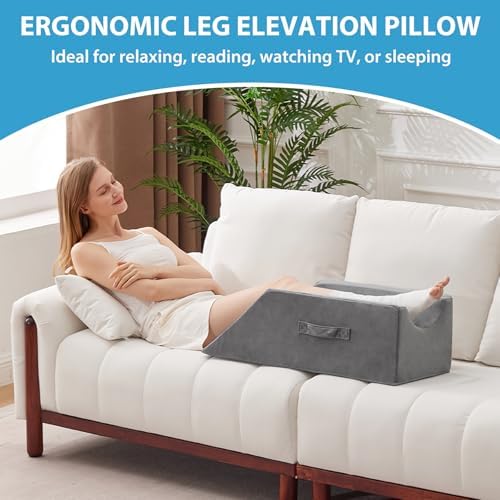 MEGCXIT Leg Elevation Pillow for Post Surgery Recovery