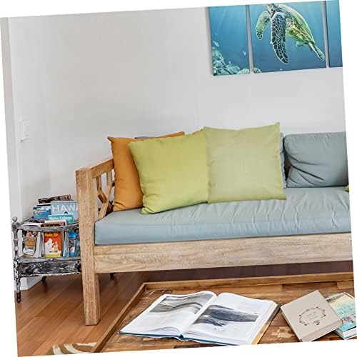Wakauto Waterproof Throw Pillow Cover for Outdoor Use