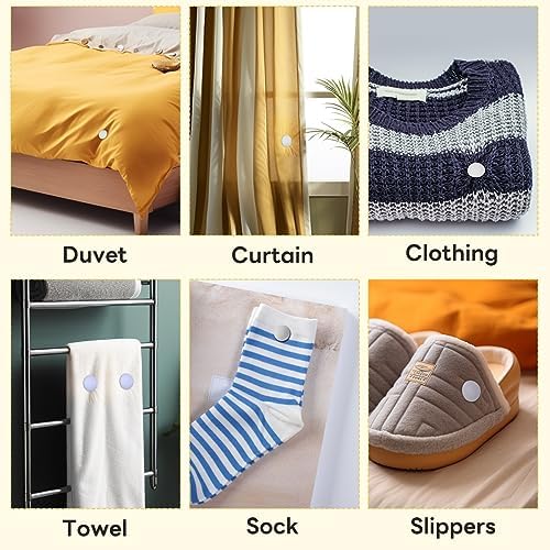 ALXBSONE Duvet Cover Pins 16Pcs Double Sided