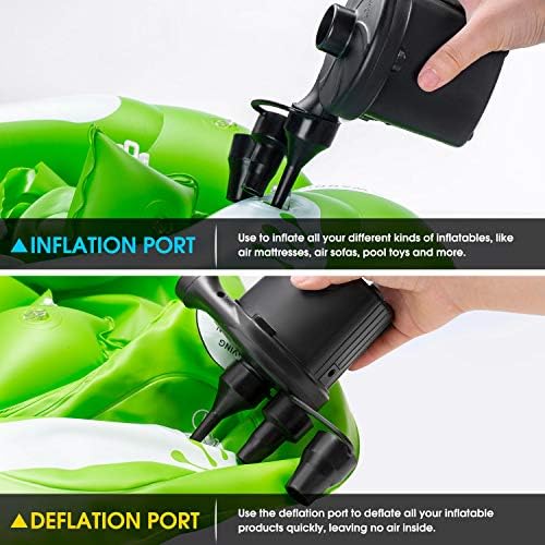 Techshare Air Pump for Air Mattress and Inflatables